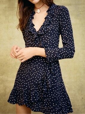 Realisation Par Alexandra Mini Wrap Dress Size L